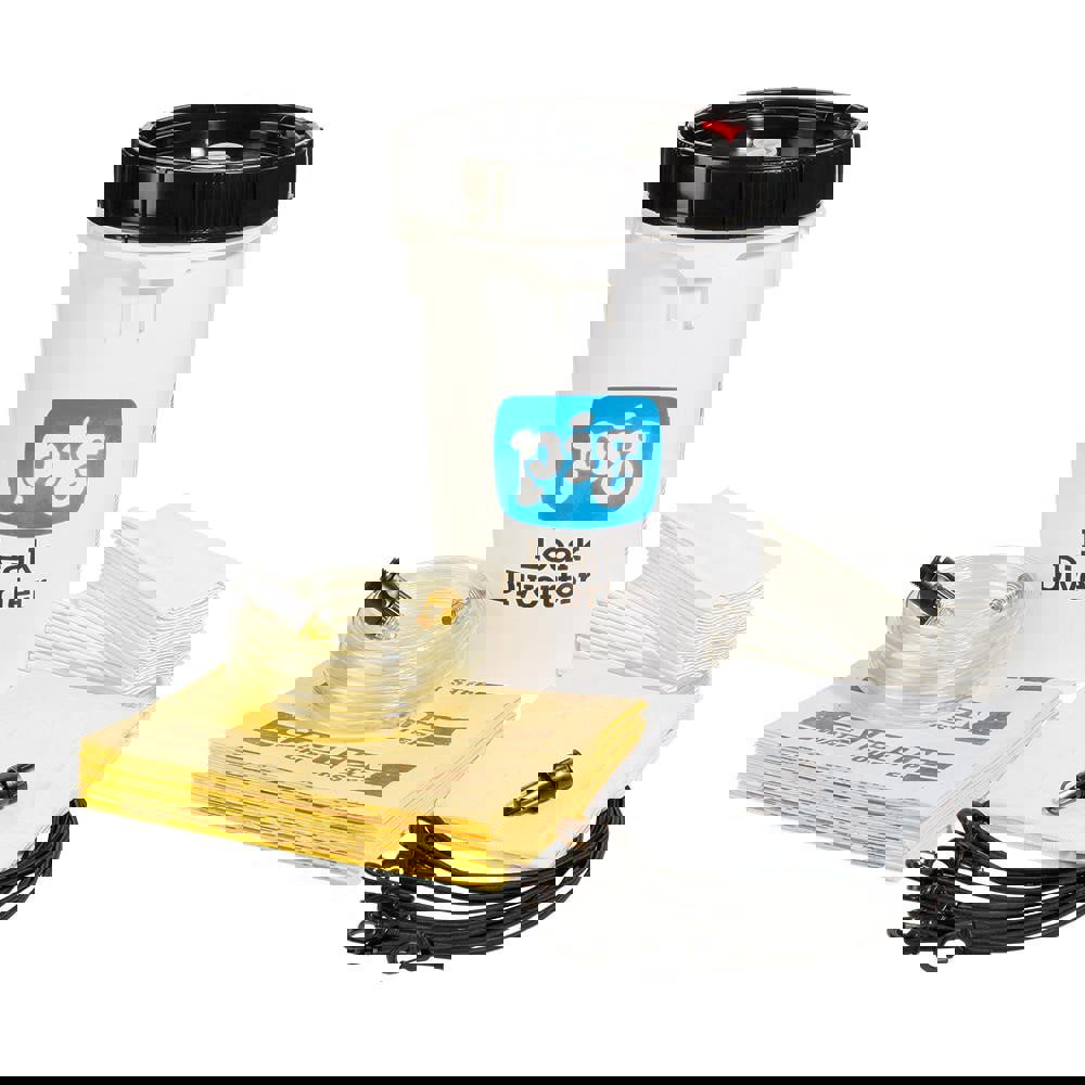 Leak Diverters; Diverter Type: Roof Leak Diverter ; Overall Length: 5ft ; Overall Width: 5ft ; Material: Vinyl ; Performance: Light Duty ; Includes: 1/2